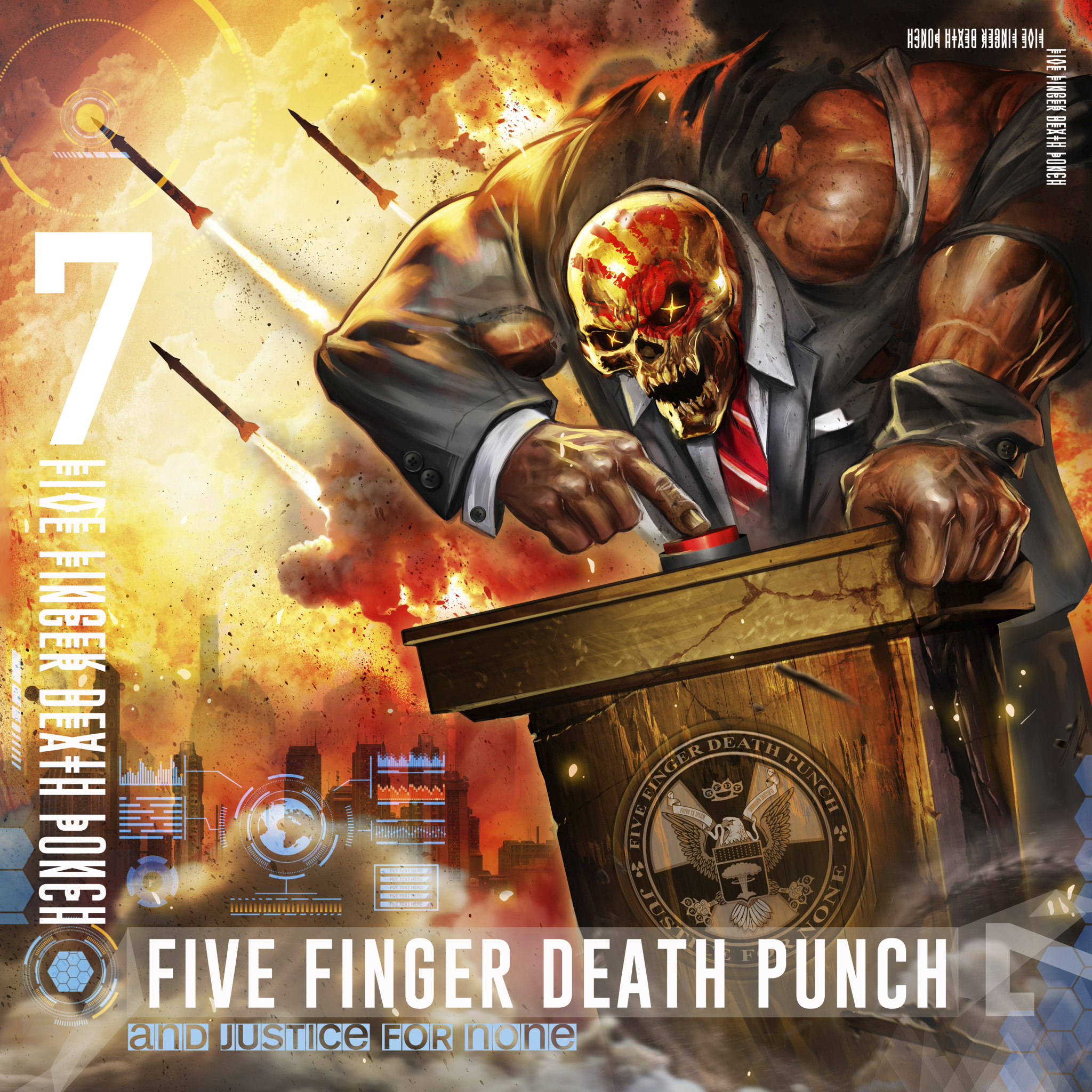 Five finger death punch обои на телефон